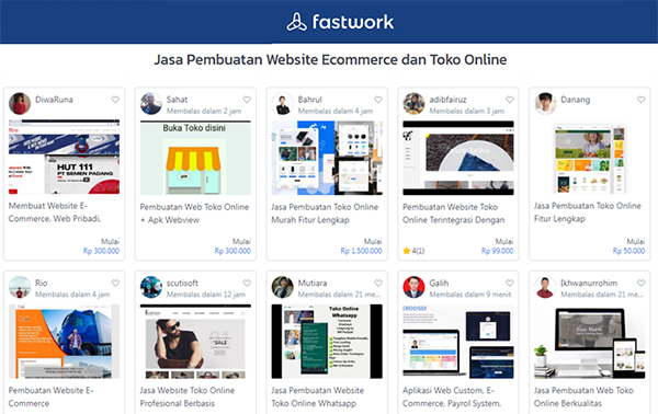Jasa Pembuatan Toko Online dan E-Commerce