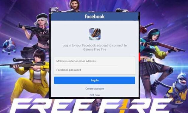 free fire login facebook