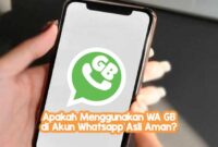 Menggunakan WA GB di Akun Whatsapp